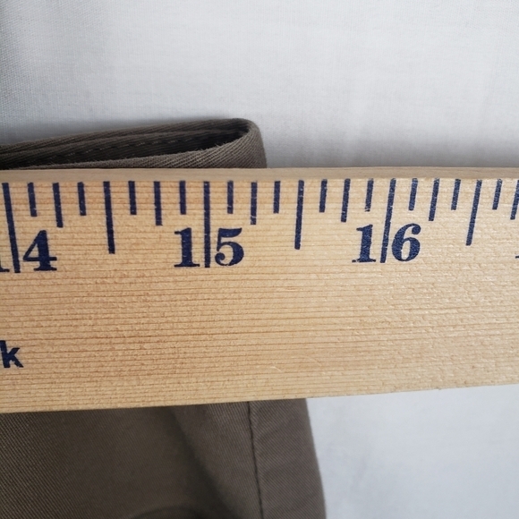 Michael Kors Brown Gramercy Fit Flat Front Khakis Sz 6 - Picture 7 of 9